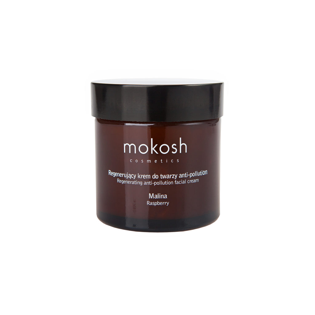 Mokosh - Regenerujący krem do twarzy anti-pollution Malina 60 ml