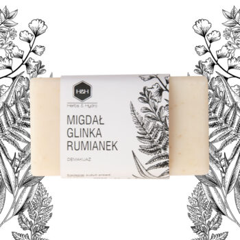 Herbs&Hydro PURE BOTANIC Mydło w kostce Migdał Glinka Rumianek 100 g
