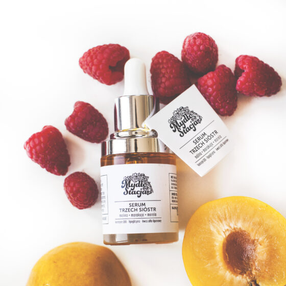 MydłoStacja - Serum Trzech Sióstr - Malina marakuja morela 30 ml