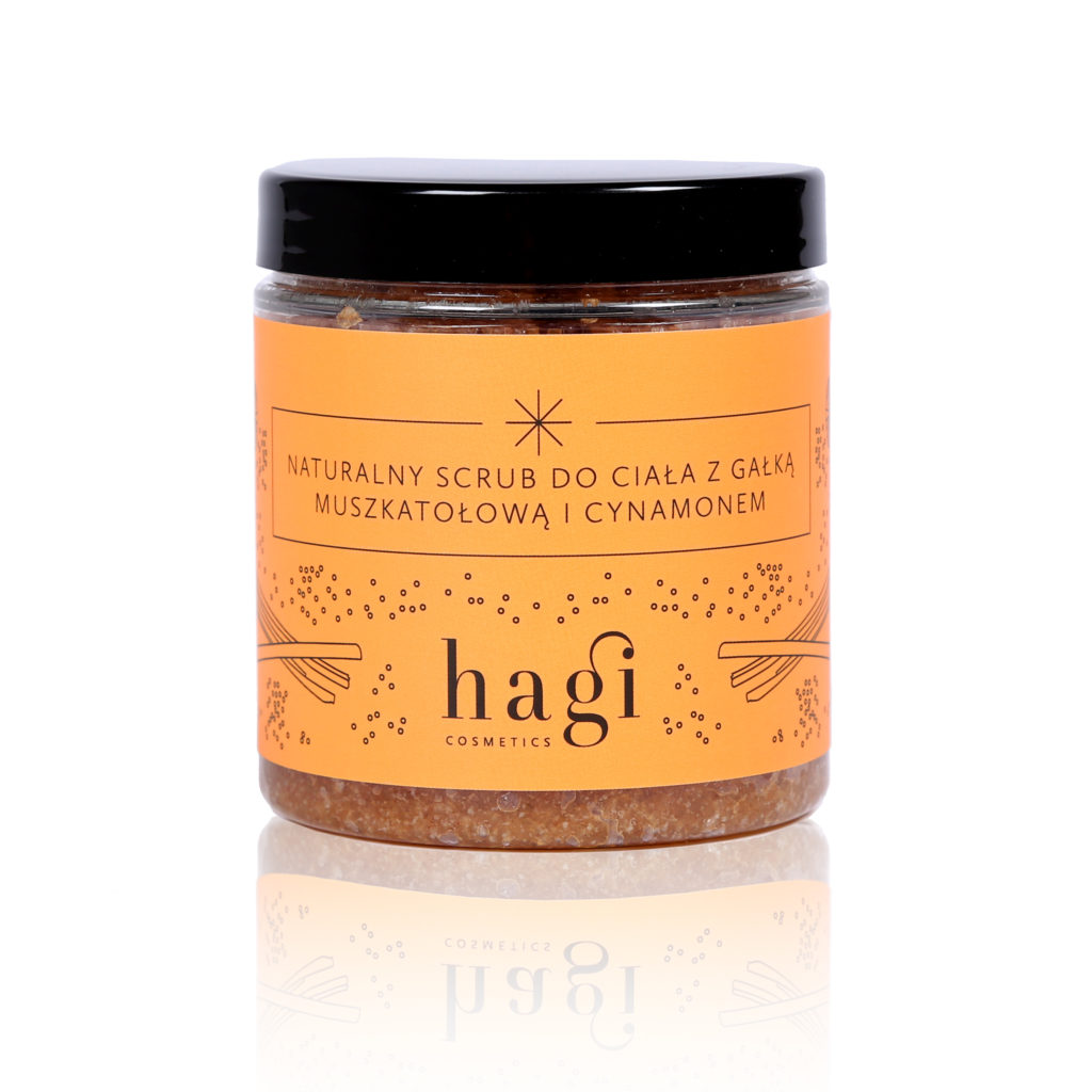 Hagi Scrub do ciała z gałką muszkatołową i cynamonem 300g