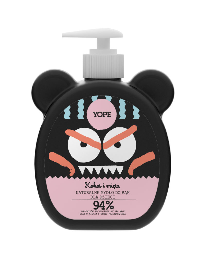 YOPE Mydło dla dzieci Kokos i mięta 400 ml