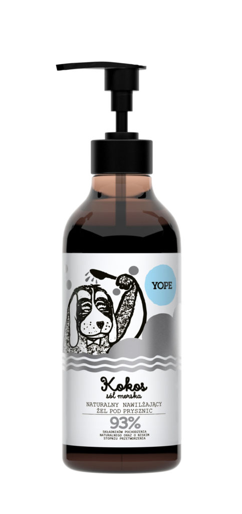 YOPE Żel pod prysznic Kokos i sól morska 400 ml