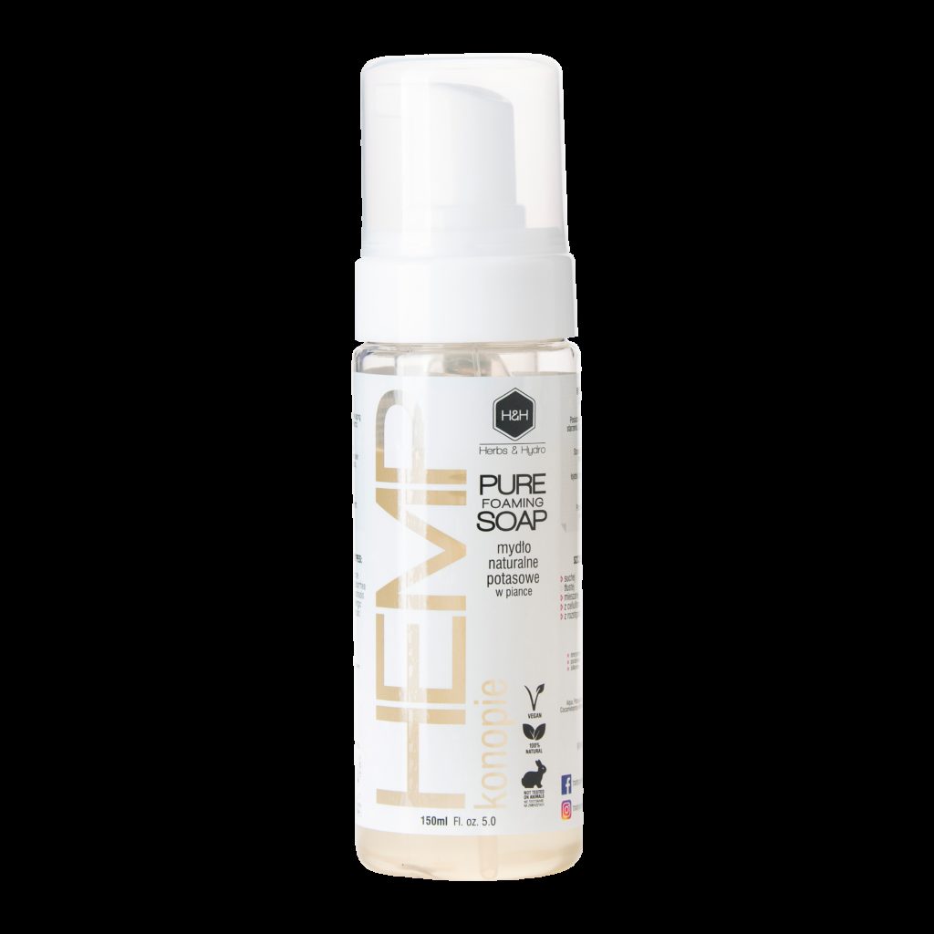 Herbs&Hydro Mydło w piance Konopie 170 ml