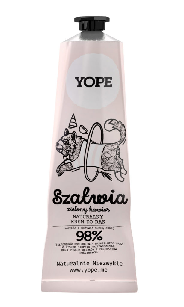 YOPE Krem do rąk Szałwia i zielony kawior 100 ml