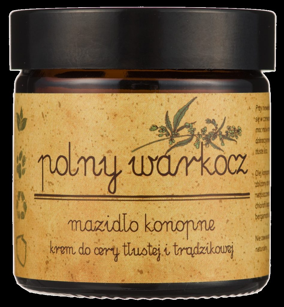 Polny Warkocz Mazidło konopne do cery tłustej i trądzikowej 50 ml