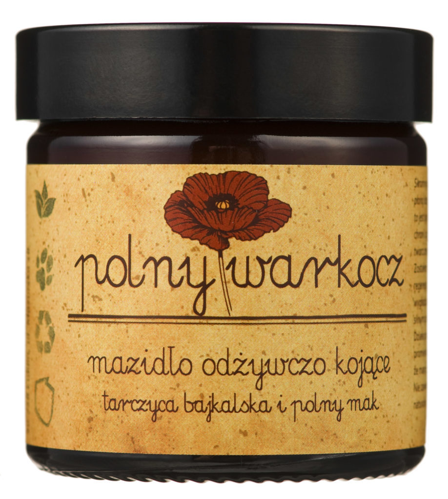 Polny Warkocz Mazidło odżywczo-kojące Tarczyca bajkalska i polny mak 50 ml