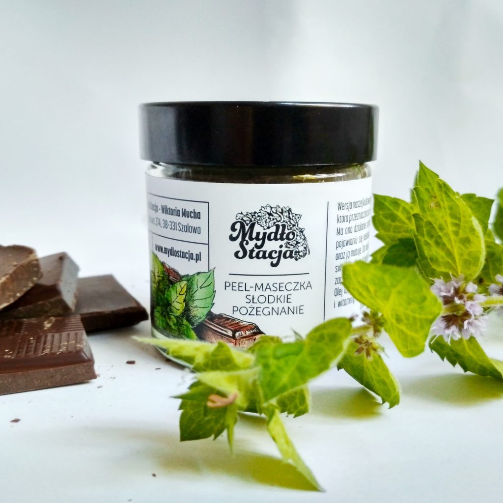 MydłoStacja - Peel-maseczka z pestkami oliwek Słodkie Pożegnanie 60 ml
