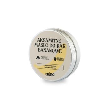 Auna Vegan Aksamitne masło do rąk bananowe | jedwabista gładkość & regeneracja