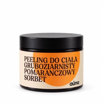 Auna Vegan Peeling do ciała gruboziarnisty pomarańczowy sorbet 300 ml