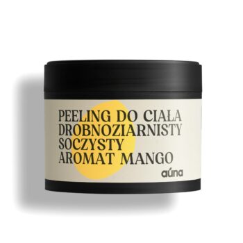 Auna Vegan Cukrowy peeling do ciała MANGO 300 ml delikatny z masłem mango