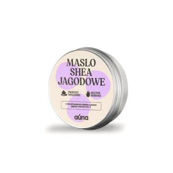 Auna Vegan Masło SHEA jagodowe 60 ml z olejem jagodowym i wit. E