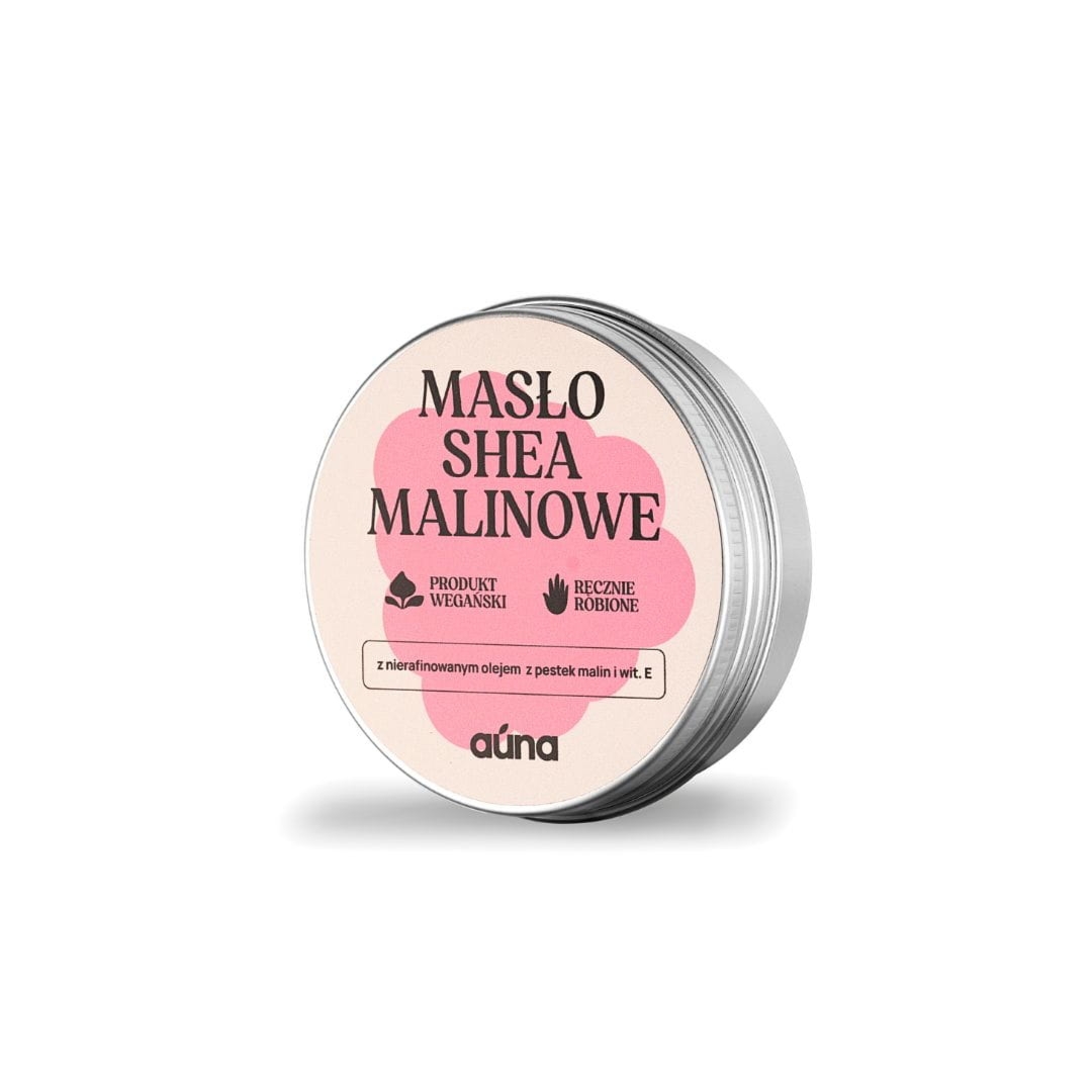 Auna Vegan Masło SHEA malinowe 60 ml z olejem malinowym i wit. E