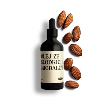 Auna Vegan Olej ze słodkich migdałów 100 ml do włosów i ciała