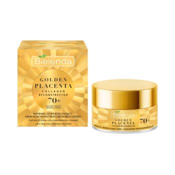 Bielenda COLLAGEN RECONSTRUCTOR - Naprawczo - rewitalizujący krem - koncentrat przeciwzmarszczkowy 70 +, dzień/ noc