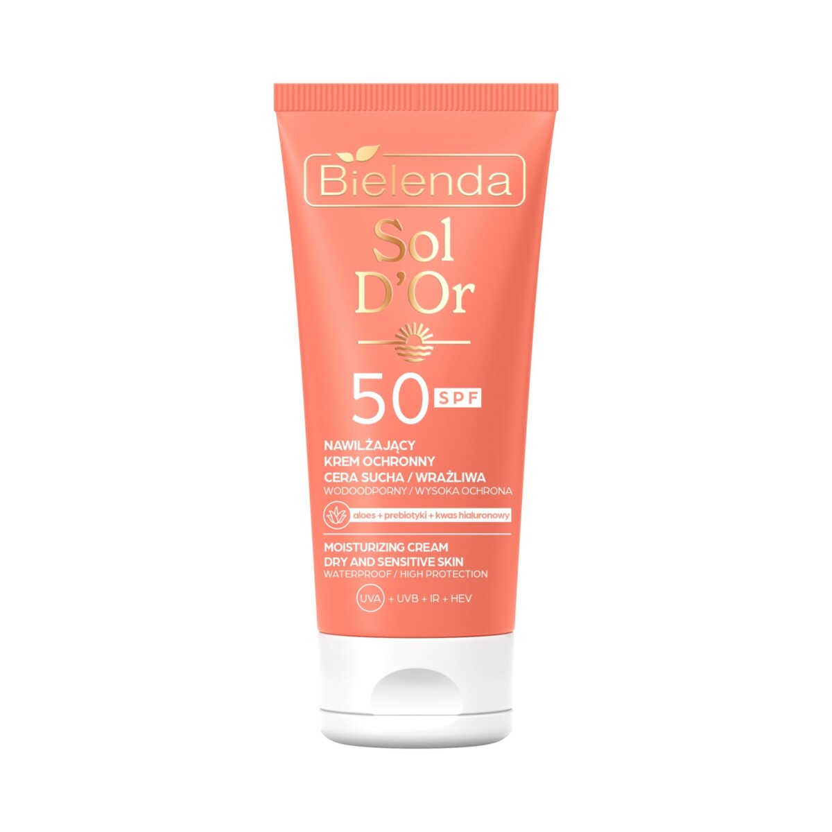 Bielenda Ochronny krem do opalania twarzy SPF 50 - cera sucha / wrażliwa