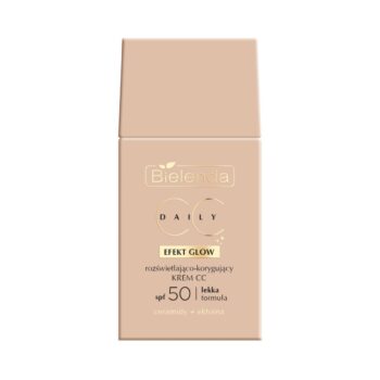Bielenda Rozświetlająco-korygujący KREM CC SPF 50 - EFEKT GLOW