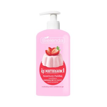 Bielenda Strawberry Pudding Nawilżający kremowy żel do kąpieli i pod prysznic