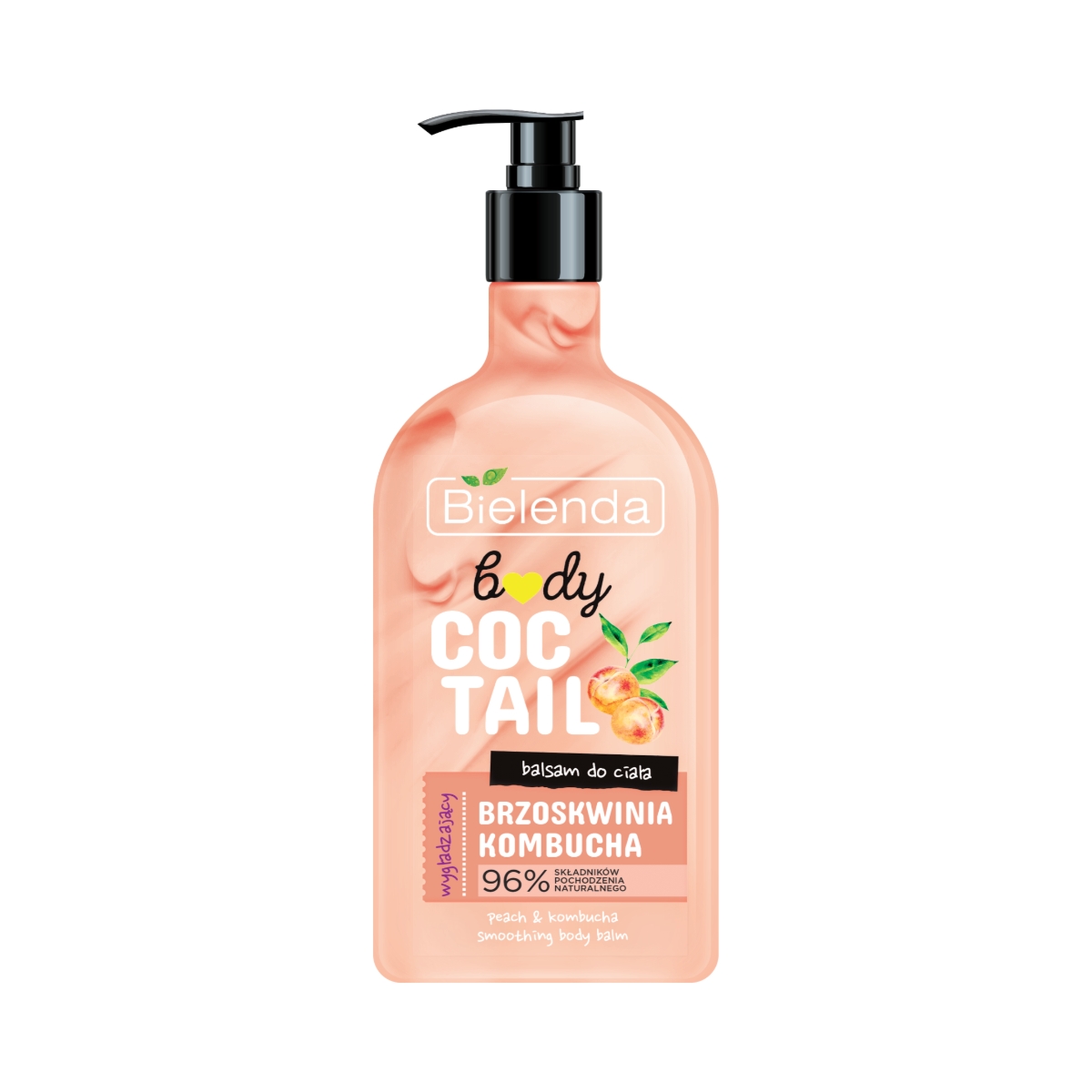 Bielenda Wygładzający balsam do ciała BRZOSKWINIA + KOMBUCHA