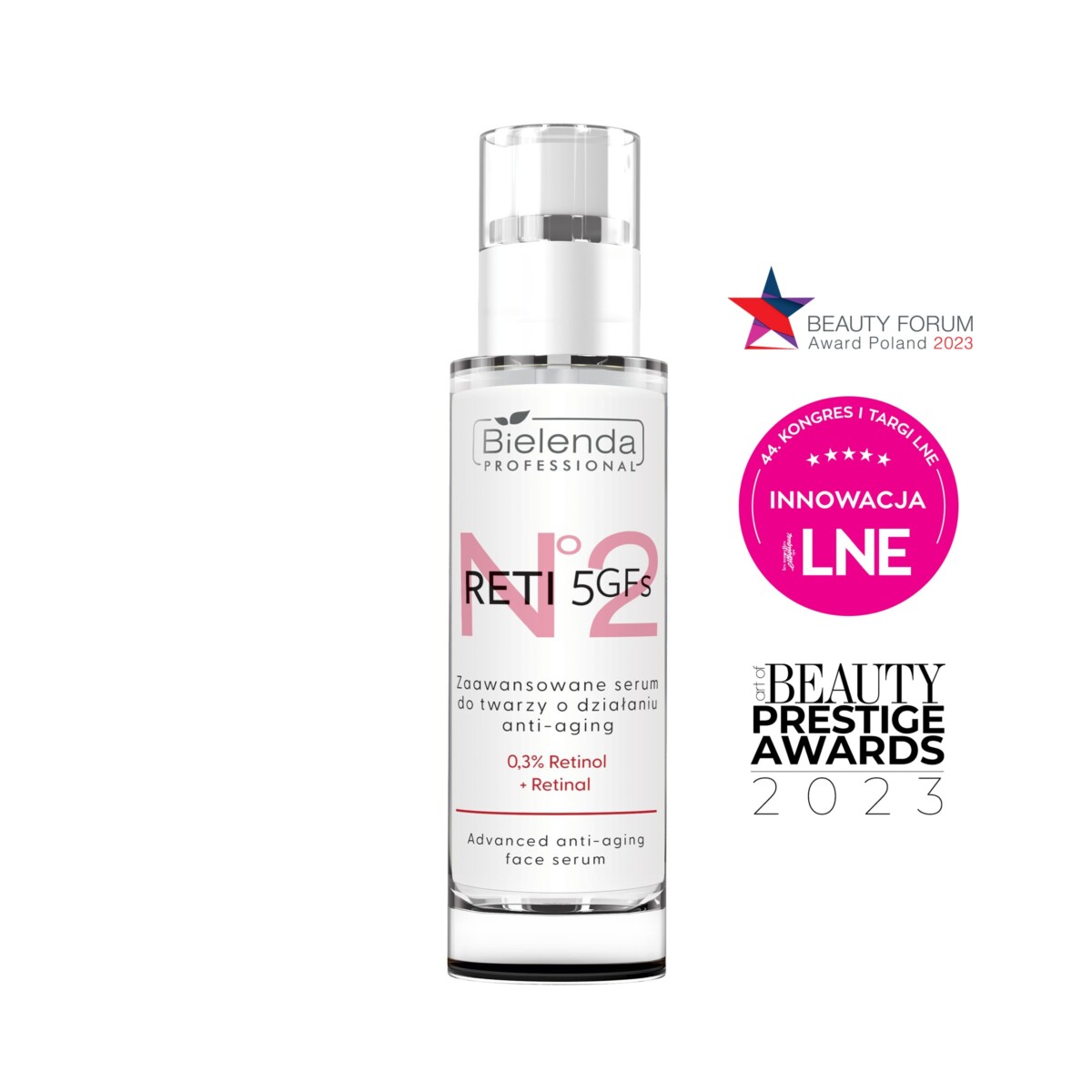 Bielenda Professional Zaawansowane serum do twarzy o działaniu anti-aging z 0,3% Retinolem i Retinalem