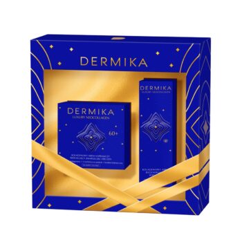 Dermika Dermika zestaw prezentowy 60+ kolagenowy krem naprawczy dzień/ noc + krem pod oczy