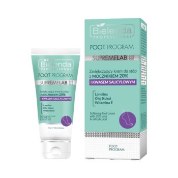 Supremelab Zmiękczający krem do stóp z mocznikiem 20% i kwasem salicylowym